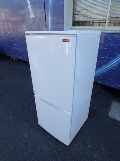 ☆2D簡易清掃済み☆2009年製☆SHARP シャープ 2ドア 冷凍冷蔵庫 SJ-14RC-W 137L