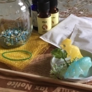 好評！夏休みキッズアロマ・手作り教室　2019　　　「リユース材料でジェル芳香剤を作ろう！」の画像