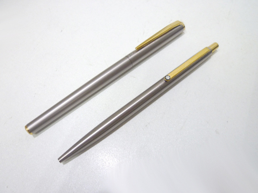 モンブラン MONTBLANC ノブレス ヘアライン 万年筆 ペン先14K-585 ノック式ボールペン GERMANY セット 札幌市 白石区 東札幌