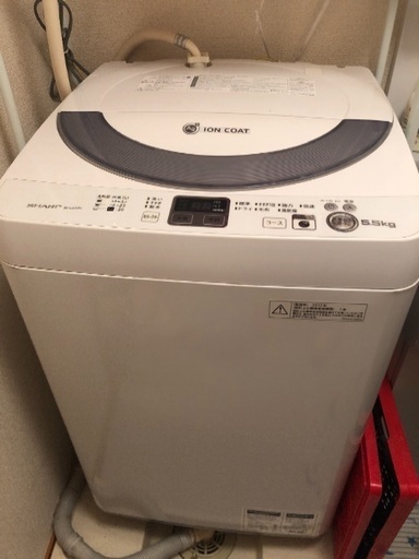 5.5kg.SHARPの洗濯機