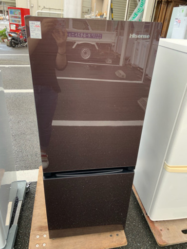 【安心の3か月保証★送料に設置込！】ハイセンス 2ドア冷蔵庫 154L 2016年製