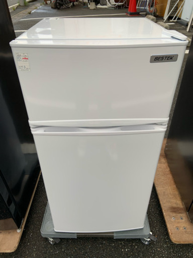 【安心の三ヶ月保証★設置無料】2018年 2ドア冷蔵庫 102L  BESTEK