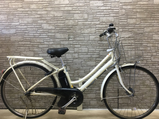 東京23区配達無料  新基準 ヤマハ パスシティM  8.1Ah リチウム 電動自転車 中古