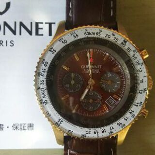GUIONNET 防水クロノグラフ