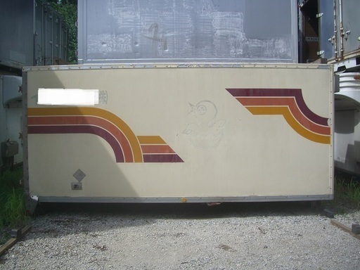 ♪ハBE90♪物置♪コンテナ♪激安♪鍵穴♪アルミ冷蔵箱♪