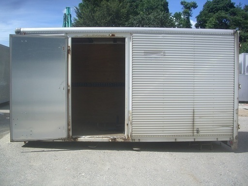 ♪ハBE91♪物置♪コンテナ♪激安♪サイドドア付き♪アルミ箱♪