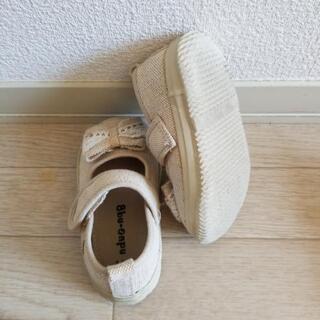 ベージュサンダル　14cm　の画像