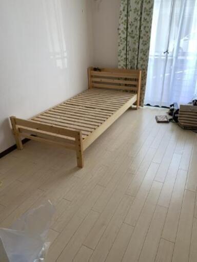 木枠ベッド
