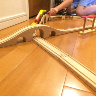 ⭐︎8月12日まで⭐︎IKEA 木製 レールトイ 2セット分 2...