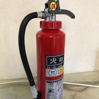 使用可能？小さな消火器です！の画像