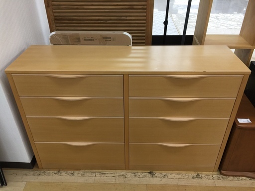 ナチュラル　4段チェスト【トレファク　岸和田】