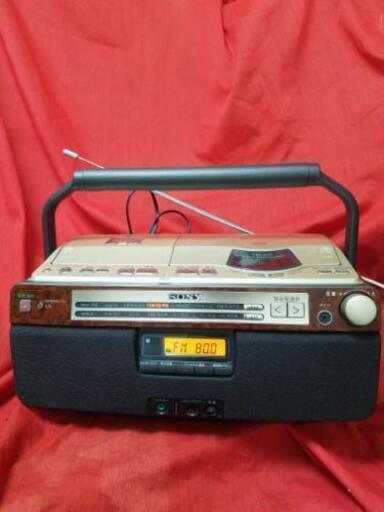 美品SONY　CDラジカセ