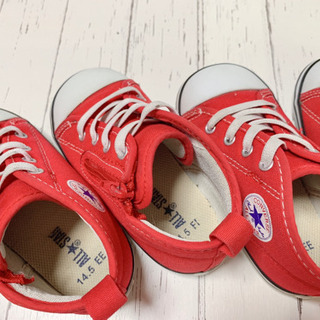 CONVERSE  ALL☆STAR  赤いお靴  ( 2セット )の画像