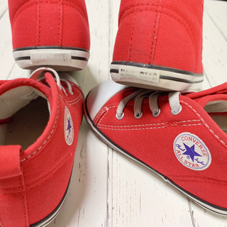 CONVERSE  ALL☆STAR  赤いお靴  ( 2セット )の画像