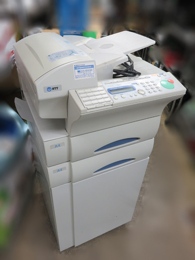 NTT L-300 B4レーザー複合機 二段仕様 オプション 増設記録紙トレイ+専用置き台付き NTTFAX コピー