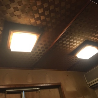 和風シーリングライト 蛍光灯つき【美品】800円の画像