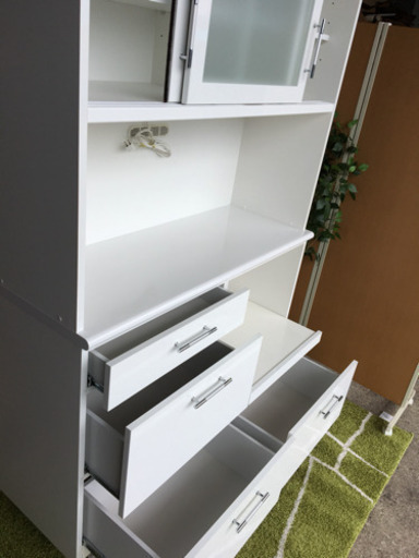 ☆キッチンボード☆食器棚☆クラフトコガ製☆ワイド120サイズ☆キレイです