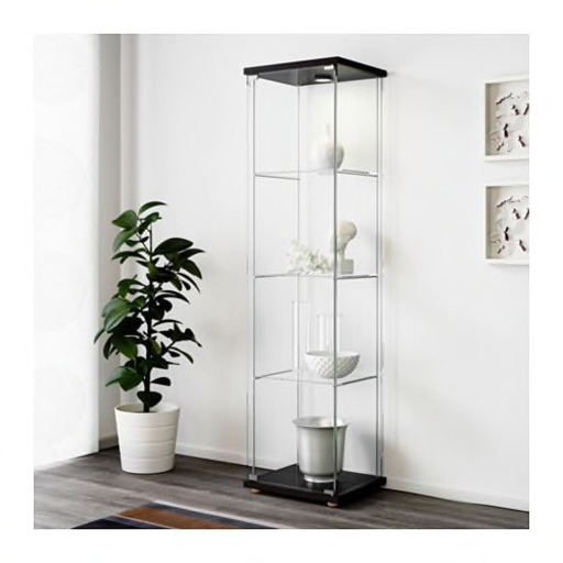 【美品】IKEA/ガラスコレクションケース
