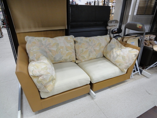 arflex/アルフレックス 2人掛けソファ ベージュ/ホワイト【ユーズドユーズ名古屋天白店】