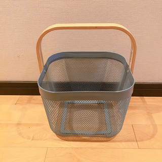 【未使用新品】バスケット/ライトブルーの画像