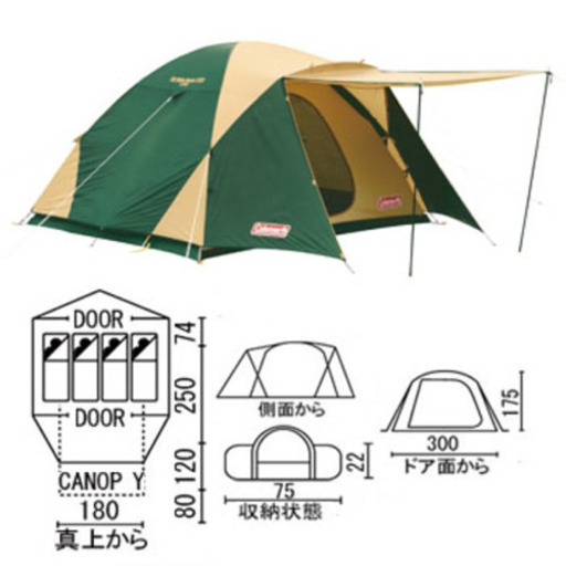 コールマン テント