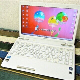 ?15.6型/高性能?Core i5/光速☆彡大容量！SSD480GB(新品✨)/快適♬メモリ8GB/MS Offce2019?✎/すぐ使えるWindows10♪リカバリーメディア付?/HDMI?/カメラ?/マイク?/すぐ繋がるWi-Hi?/DVDRWコピー可?/10キー付きKB♪/SDカードスロット♪/バッテリー新品♪/点検整備清掃済み?TOSHIBA dynabook リュクスホワイト