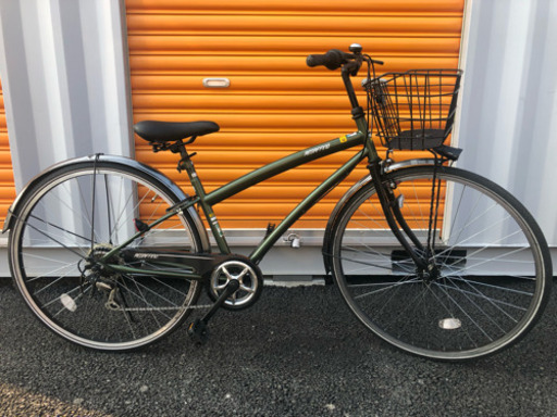 ★激安★26インチ 6段変速 オートライト オシャレなシティサイクル　中古自転車