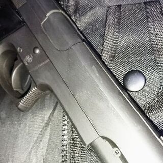 スミス&ウェッソンエアコキ中古動作品オリジナルブラスト塗装ブルーイングの画像