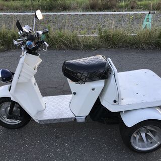 【最終値下】普通免許で乗れる3輪バイク　快速2stエンジン　ジャイロUP ミニカー登録車 50ccの画像