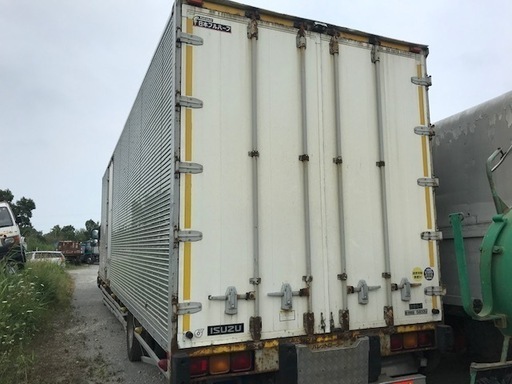 良品【超希少格安】9200×2500×2700　トラック大型箱のみ　コンテナ　物置　倉庫　アルミ箱　北海道江別市発