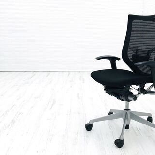 バロンチェア オカムラ バロン 中古 中古オフィス家具 シルバー...