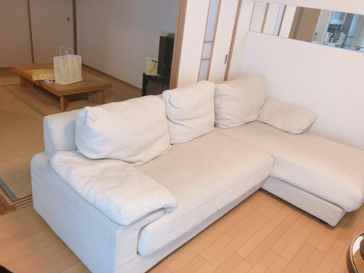 L字型ソファー 価格変更しました
