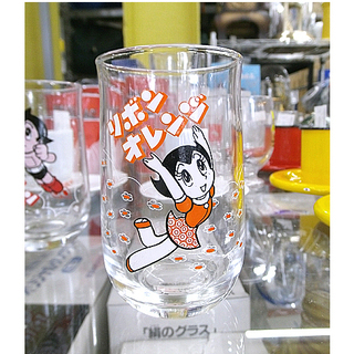 札幌 昭和レトロ【リボン マンガグラス2脚セット】鉄腕アトム ウラン リボンオレンジ リボンシトロン サッポロビール姉妹品 ©NTV・手塚プロダクション コップ 本郷通店の画像