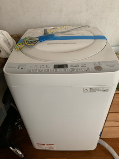 [取引中]SHARP 全自動洗濯機 2017年製 (使用期間1年半)