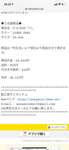 サンガッチョ「ぱ」24㎝