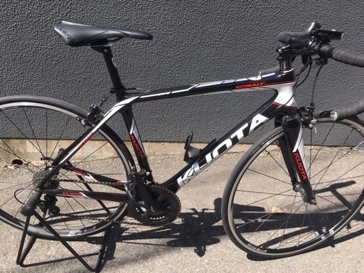 ロードバイク　クオータ　KUOTA KOBALT 2018年モデル　Black / Red イタリア製　サイズS　極美品　転倒なし