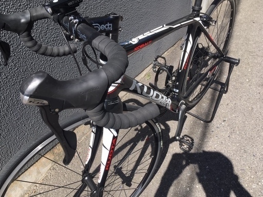 ロードバイク　クオータ　KUOTA KOBALT 2018年モデル　Black / Red イタリア製　サイズS　極美品　転倒なし