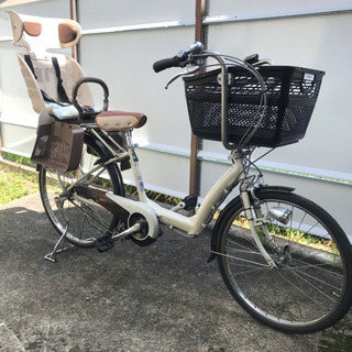 YAMAHA PASリトルモア 電動アシスト前後チャイルドシート付き 引取限定 関東一部配送無料 子供乗せ YAMAHA 電動アシスト自転車 ヤマハパス