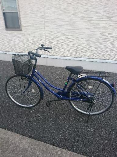 自転車 (購入後半年経過)ブルー ママチャリ