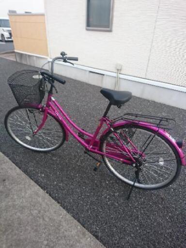 自転車(購入後半年経過)ピンク ママチャリ
