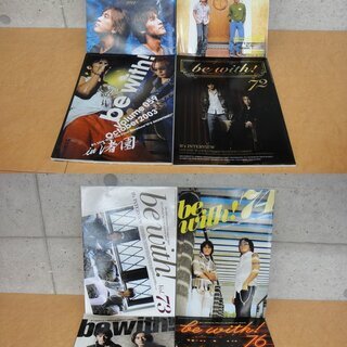B'z ファンクラブ会報 be with 2002年-2015年 不揃い23冊セット【モノ市場安城店】の画像
