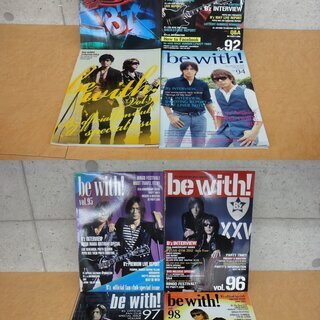 B'z ファンクラブ会報 be with 2002年-2015年 不揃い23冊セット【モノ市場安城店】の画像