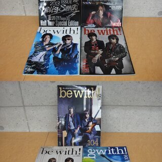 B'z ファンクラブ会報 be with 2002年-2015年 不揃い23冊セット【モノ市場安城店】の画像