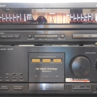 VICTOR アンプ+イコライザー　音出ますがジャンク品です。