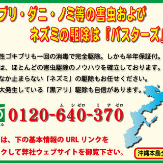 沖縄で害虫駆除なら【ゴキブリバスターズ・沖縄】の画像
