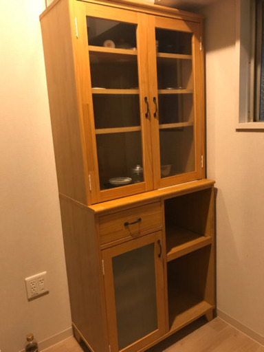 モモナチュラルMOMO NATURAL 2段食器棚