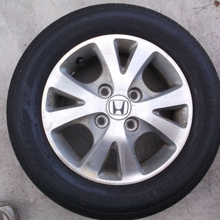 honda LIFE 純正アルミ BS NEXTRY タイヤ付き　155/65-13 ４本