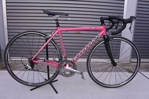 CANNONDALE（キャノンデール）ＣＡＡＤ９－６　稀少色フラミンゴピンク！サイズ48　バーテープ新品交換　格安出品！