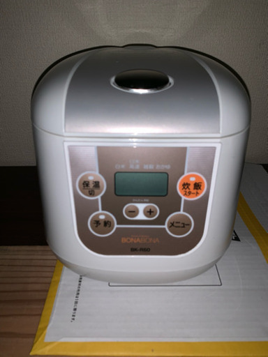 炊飯器 3合炊き BONABONA BK-R60  2018年制