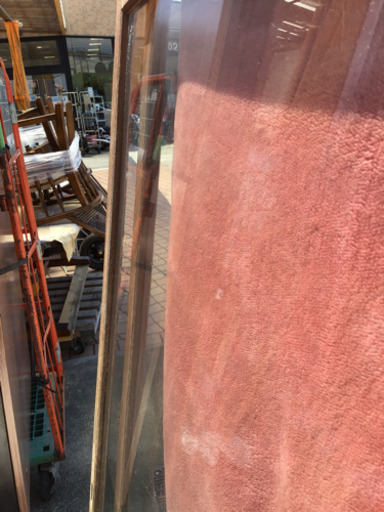 波ガラス　昭和レトロ　一枚物